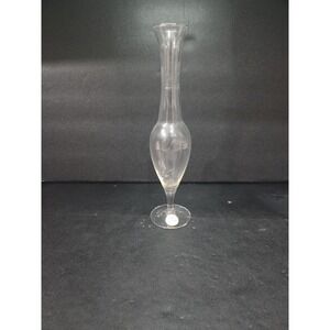 Princess House Heritage Tall Bud Vase, Vintage Etched Vase, #407 USA, Home Decor